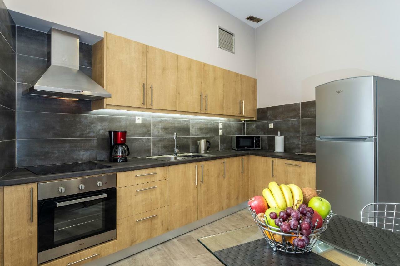 Casa D'Aquila Apartman Hriszí Aktí Haniá Kültér fotó