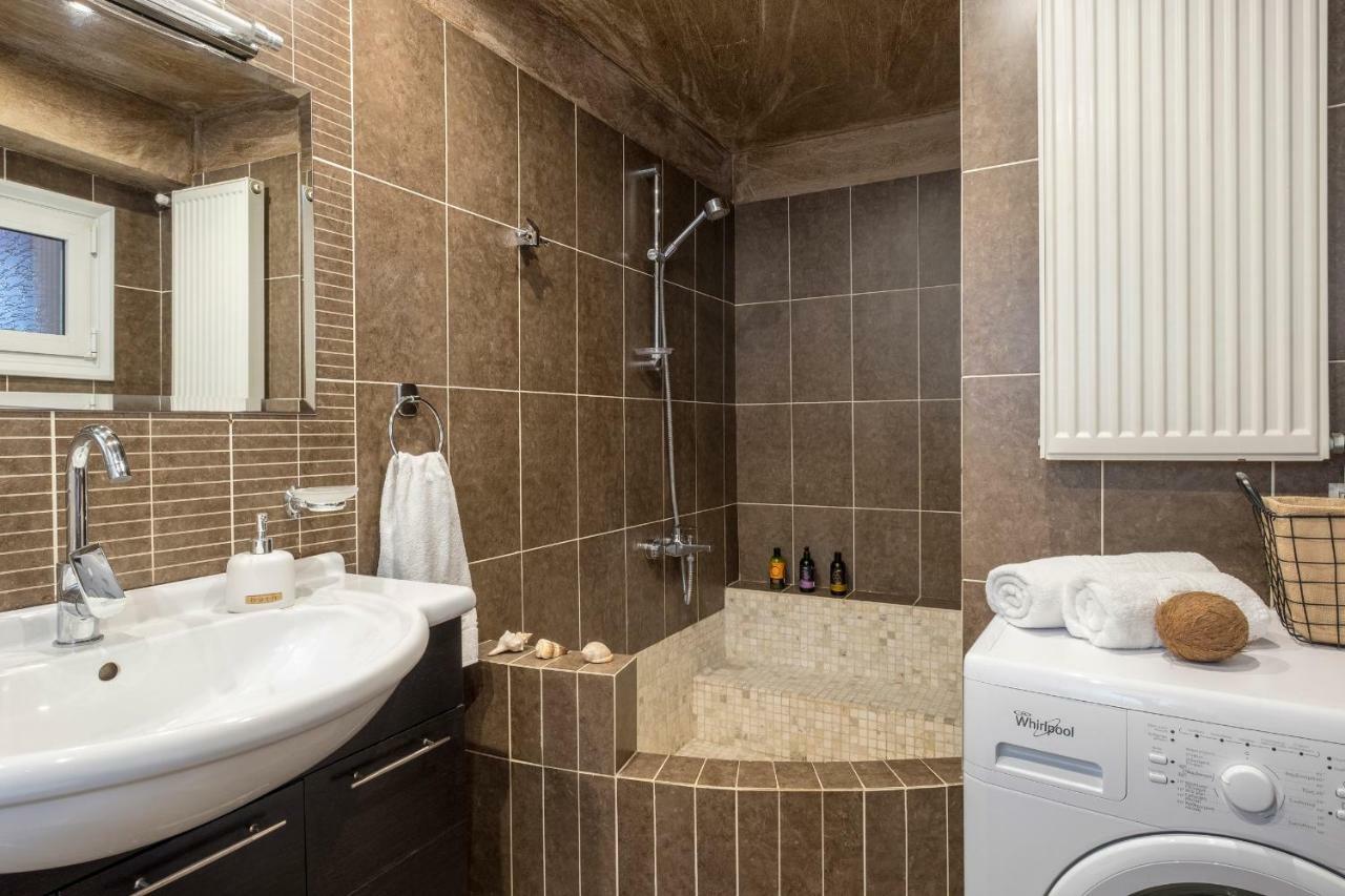 Casa D'Aquila Apartman Hriszí Aktí Haniá Kültér fotó